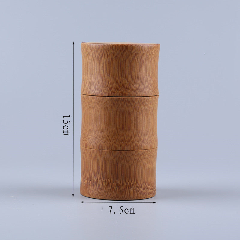 Eco-Friendly Bamboo Storage Containers – Natural Bamboo Jars