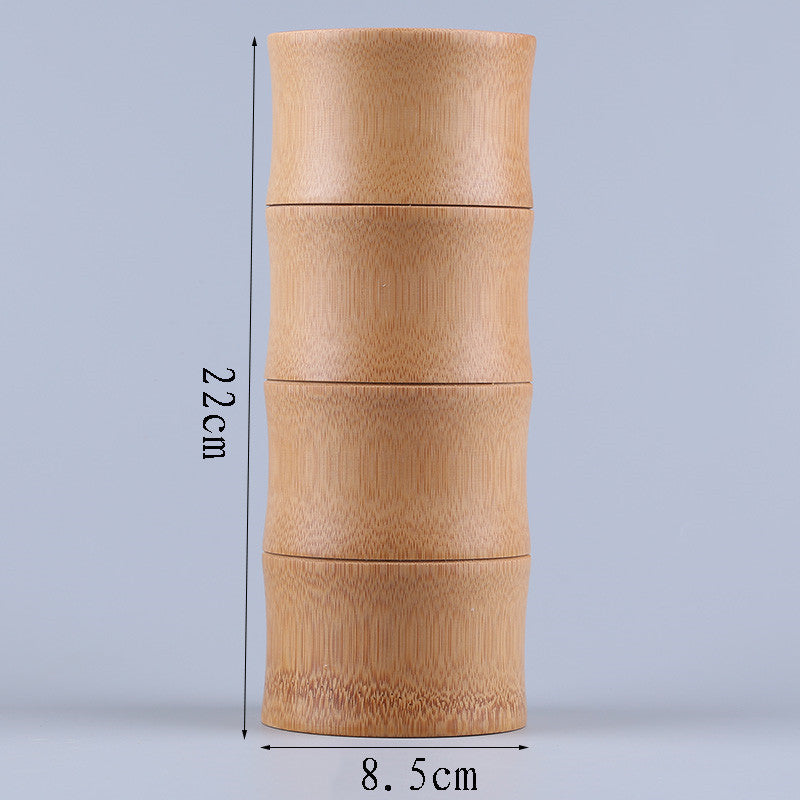 Eco-Friendly Bamboo Storage Containers – Natural Bamboo Jars