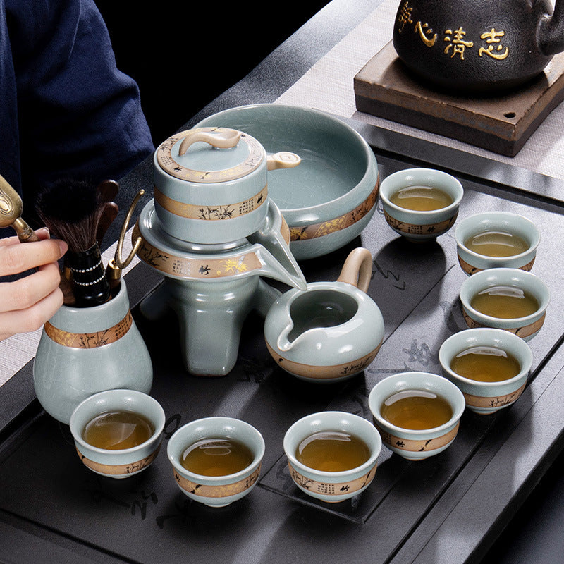 Happy Home Living Room Teapot Cup - Ge Kiln automatic TeaPot Set