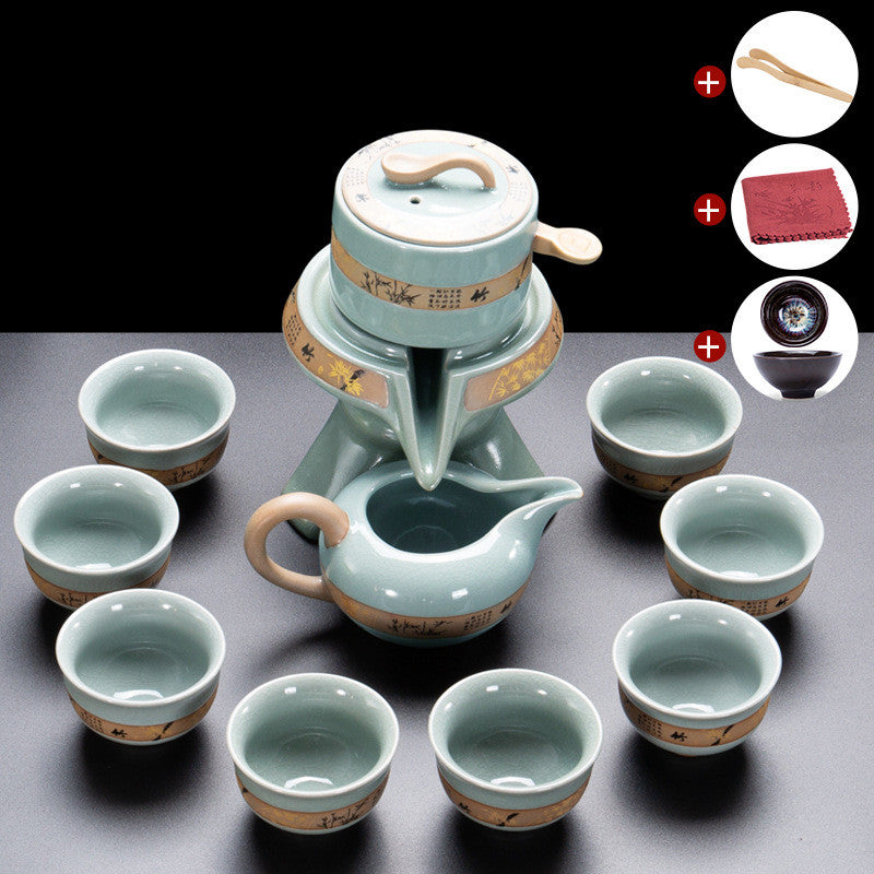 Happy Home Living Room Teapot Cup - Ge Kiln automatic TeaPot Set