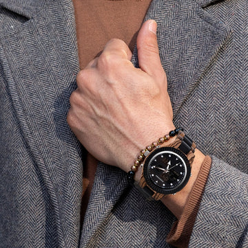 Eco-Friendly Round Dial Wood Wristwatch for Everyday Style