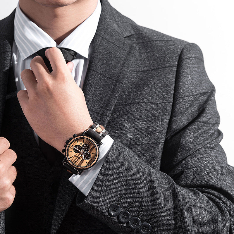 Luxury Wooden Elegant Men's Timepiece Watch