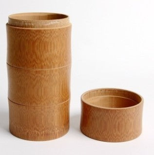 Eco-Friendly Bamboo Storage Containers – Natural Bamboo Jars
