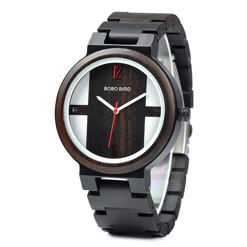 Minimalist Luxury Unisex Wooden & Leather Quartz Watch
