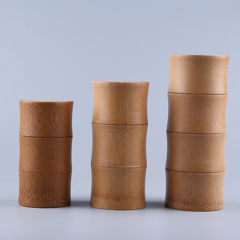 Eco-Friendly Bamboo Storage Containers – Natural Bamboo Jars