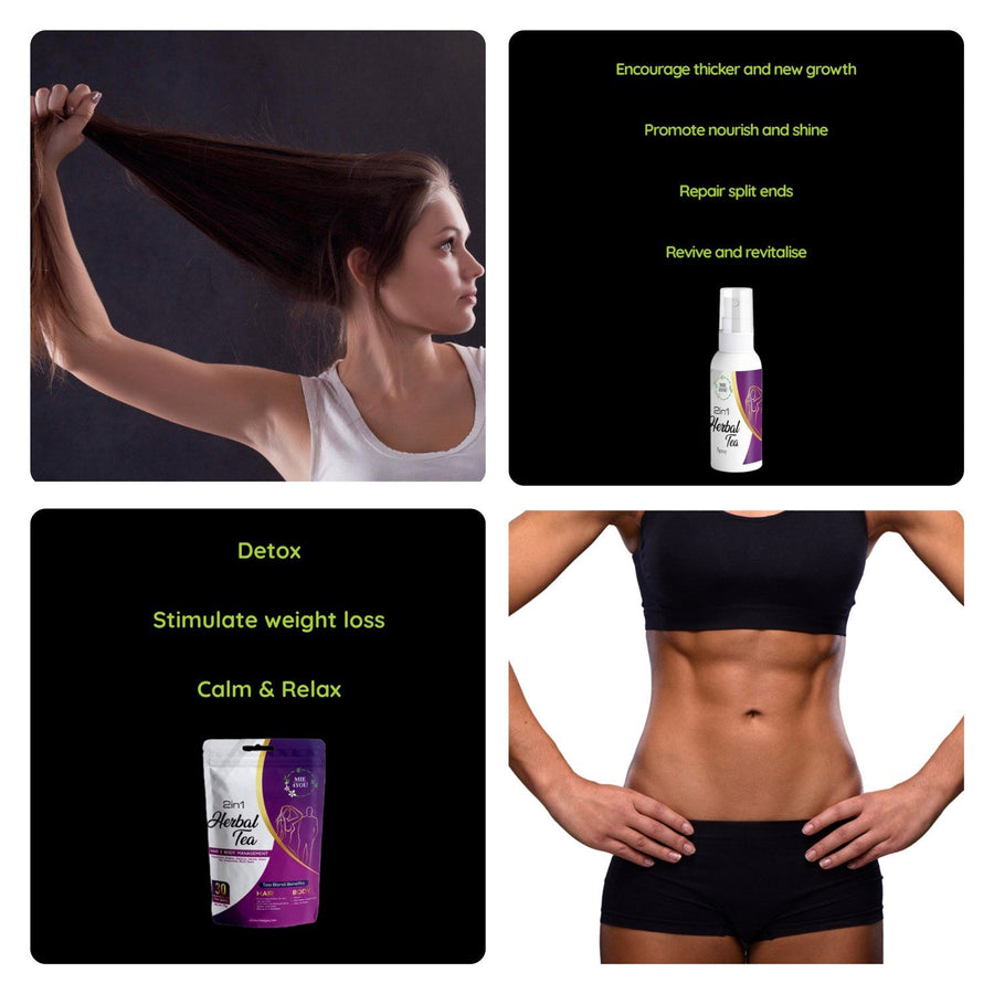 2-in-1 purple herbal slim tea benefits